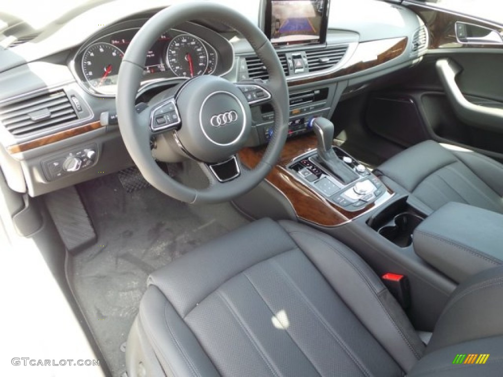 Black Interior 2016 Audi A6 3.0 TFSI Prestige quattro Photo #103181663