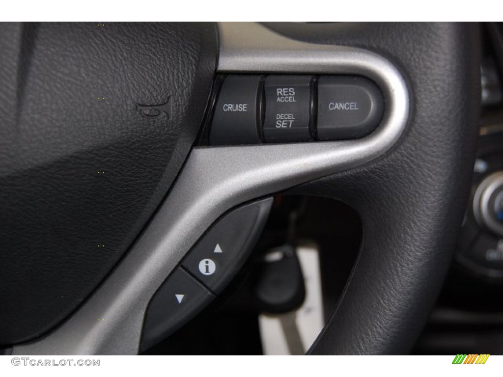 2012 Insight LX Hybrid - Polished Metal Metallic / Gray photo #20