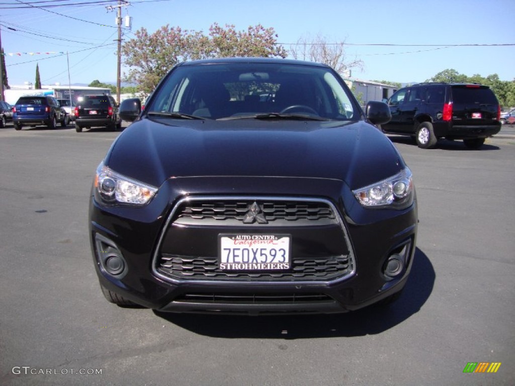 2014 Outlander Sport ES - Labrador Black Pearl / Black photo #2