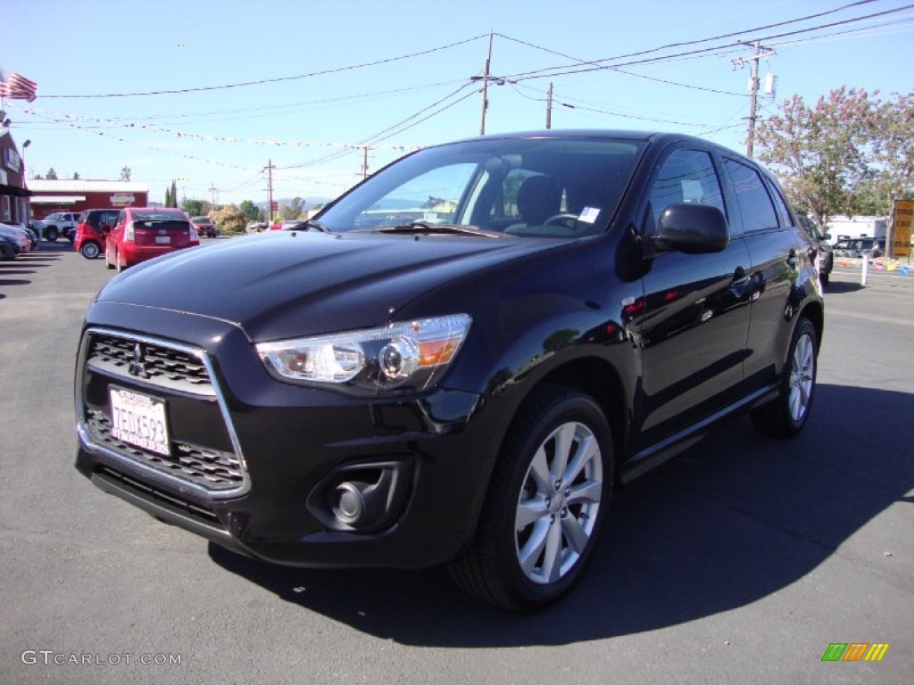 2014 Outlander Sport ES - Labrador Black Pearl / Black photo #3