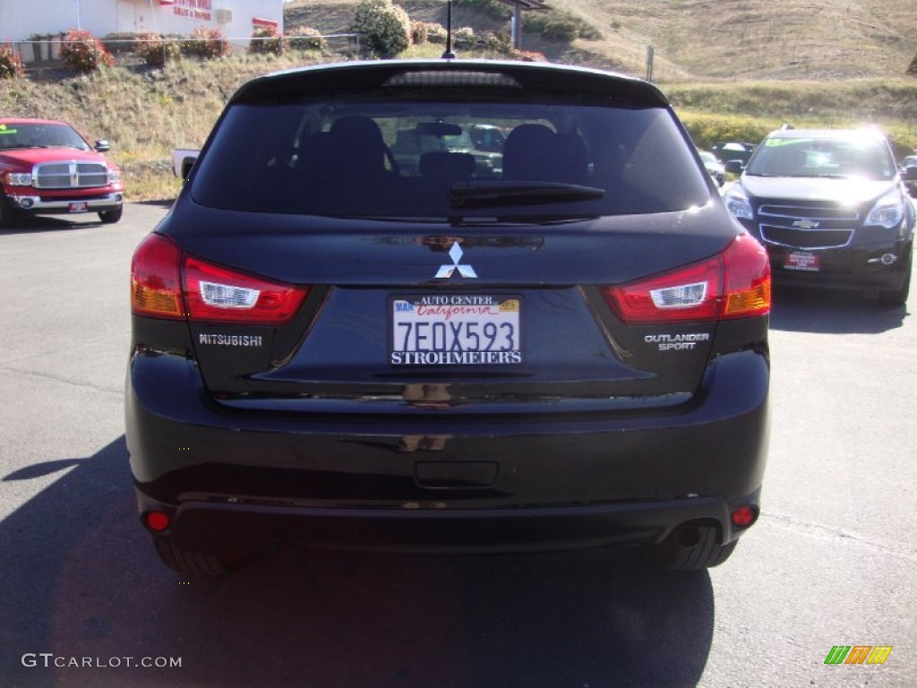 2014 Outlander Sport ES - Labrador Black Pearl / Black photo #6