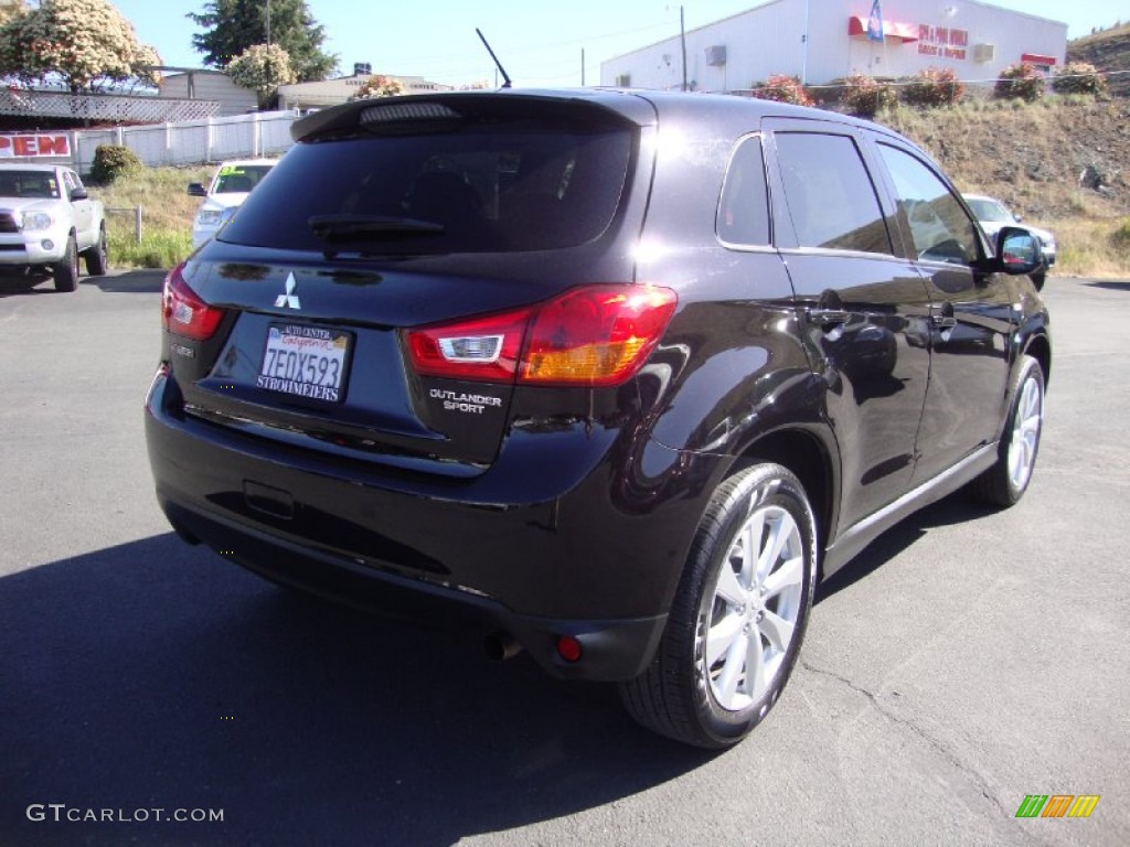 2014 Outlander Sport ES - Labrador Black Pearl / Black photo #7
