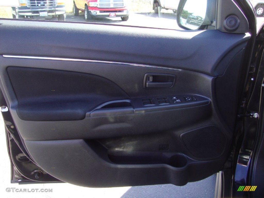 2014 Outlander Sport ES - Labrador Black Pearl / Black photo #9