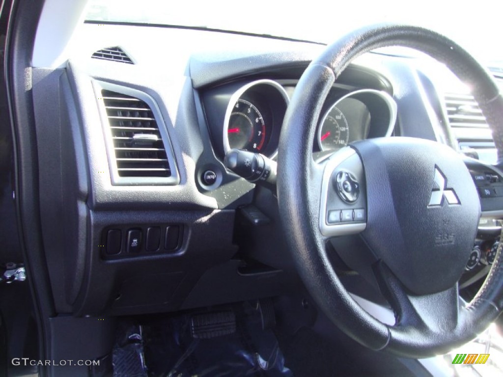 2014 Outlander Sport ES - Labrador Black Pearl / Black photo #11