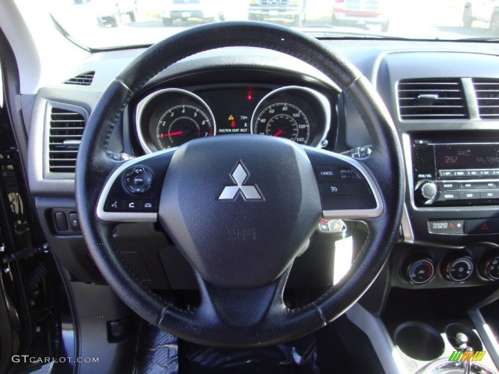 2014 Outlander Sport ES - Labrador Black Pearl / Black photo #13