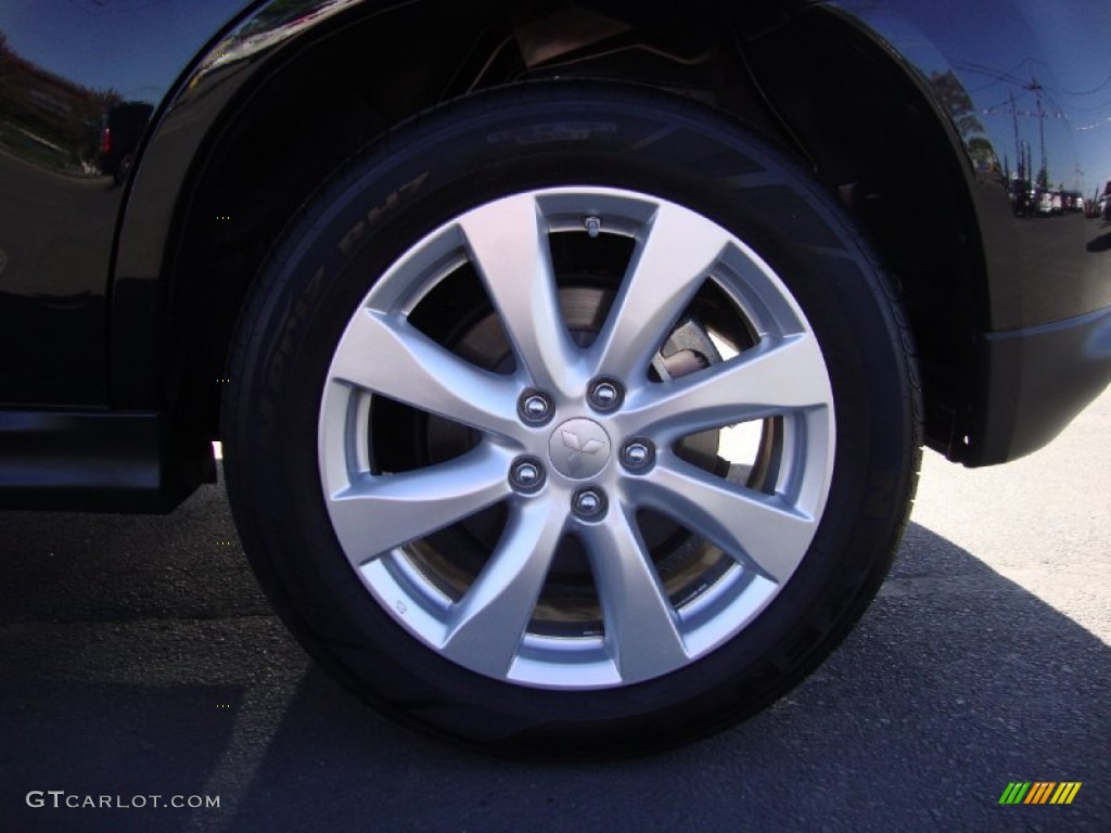 2014 Outlander Sport ES - Labrador Black Pearl / Black photo #25