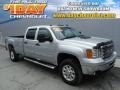 2013 Quicksilver Metallic GMC Sierra 2500HD SLE Crew Cab 4x4  photo #1