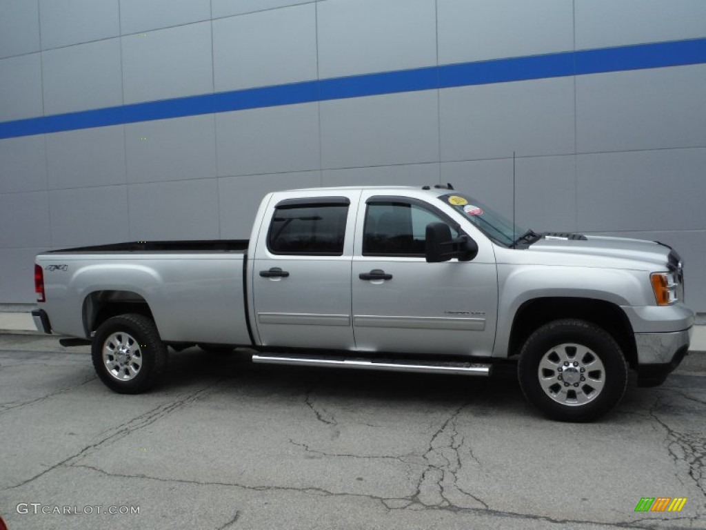 Quicksilver Metallic 2013 GMC Sierra 2500HD SLE Crew Cab 4x4 Exterior Photo #103190008