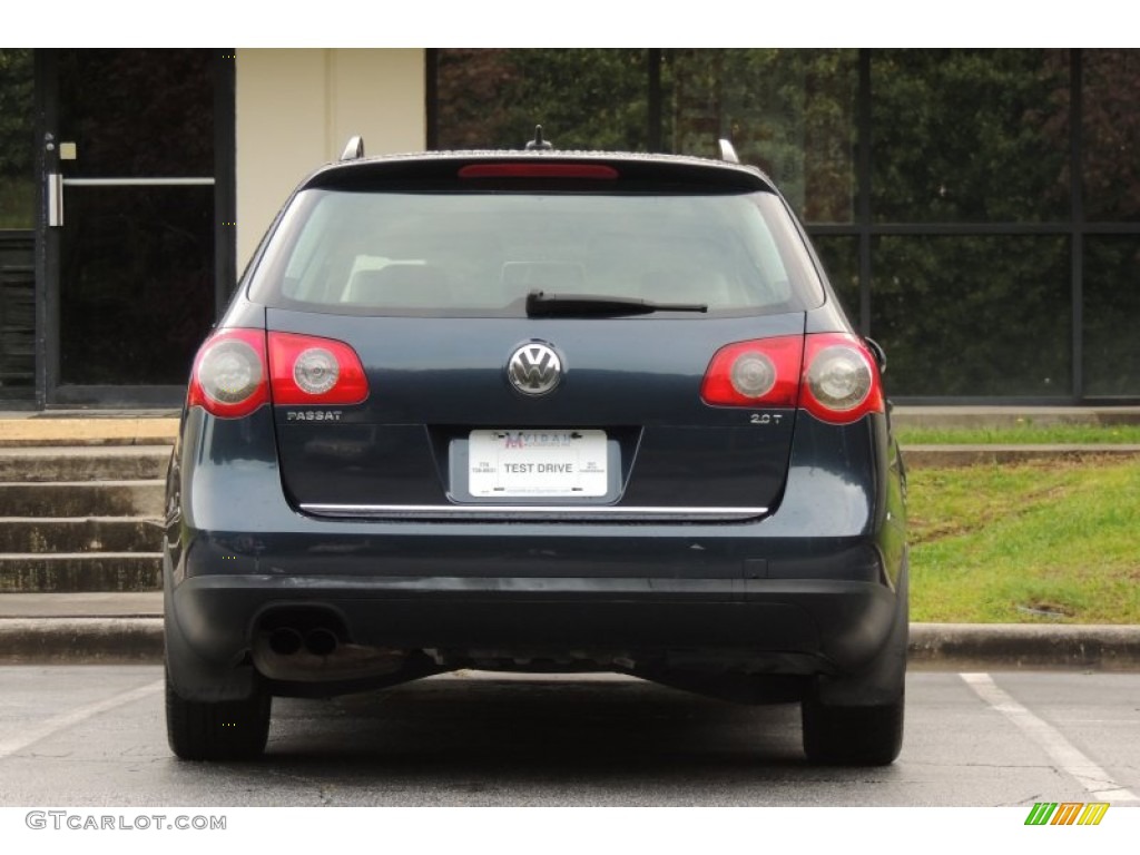 2007 Passat 2.0T Wagon - Blue Graphite Metallic / Latte Macchiato photo #8