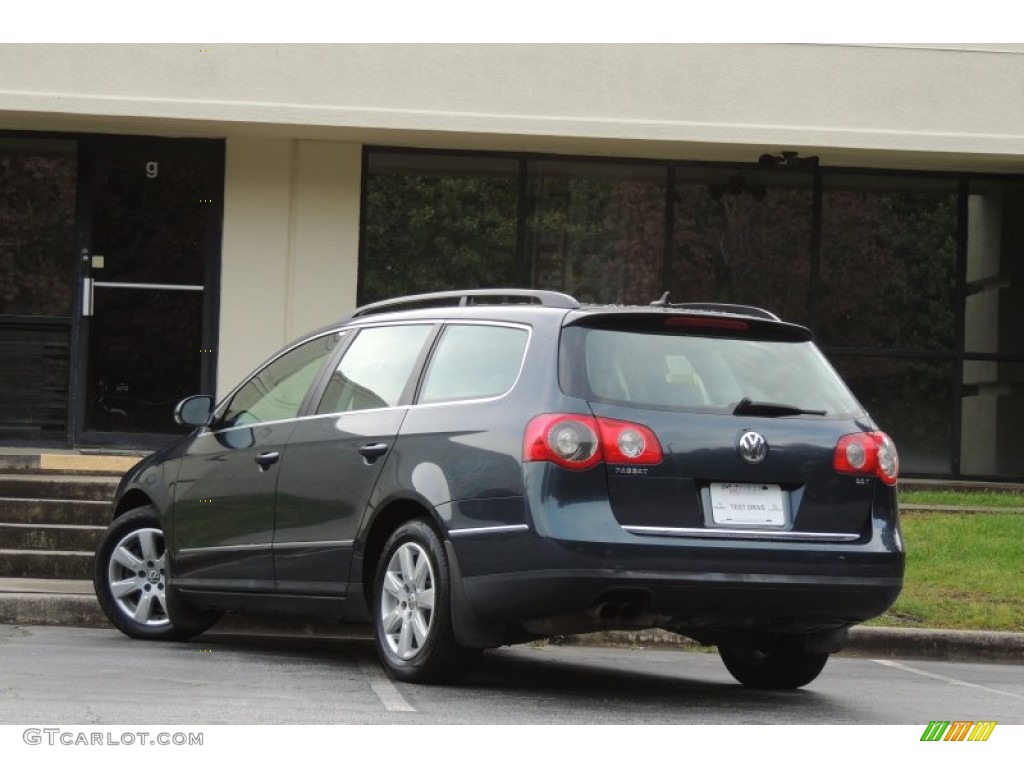 2007 Passat 2.0T Wagon - Blue Graphite Metallic / Latte Macchiato photo #29