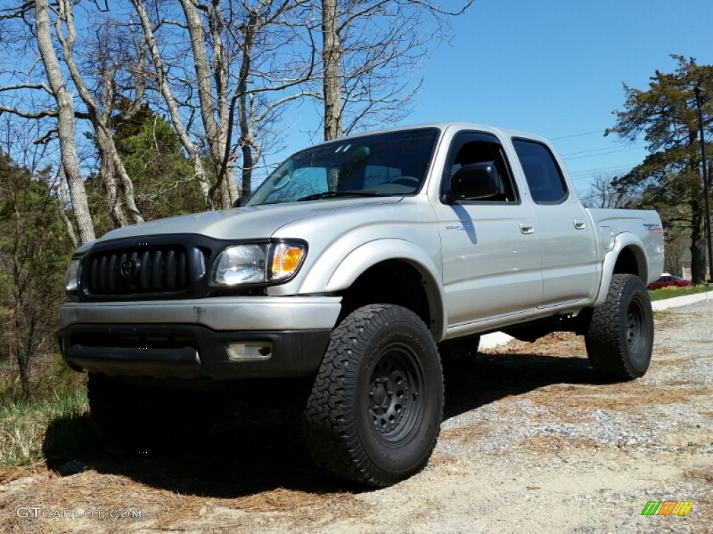 2004 Tacoma V6 Double Cab 4x4 - Lunar Mist Metallic / Charcoal photo #1