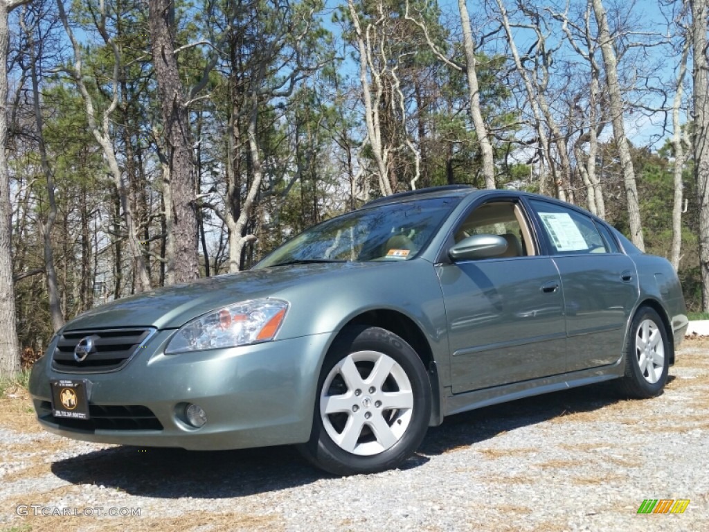 Mystic Emerald Green Nissan Altima