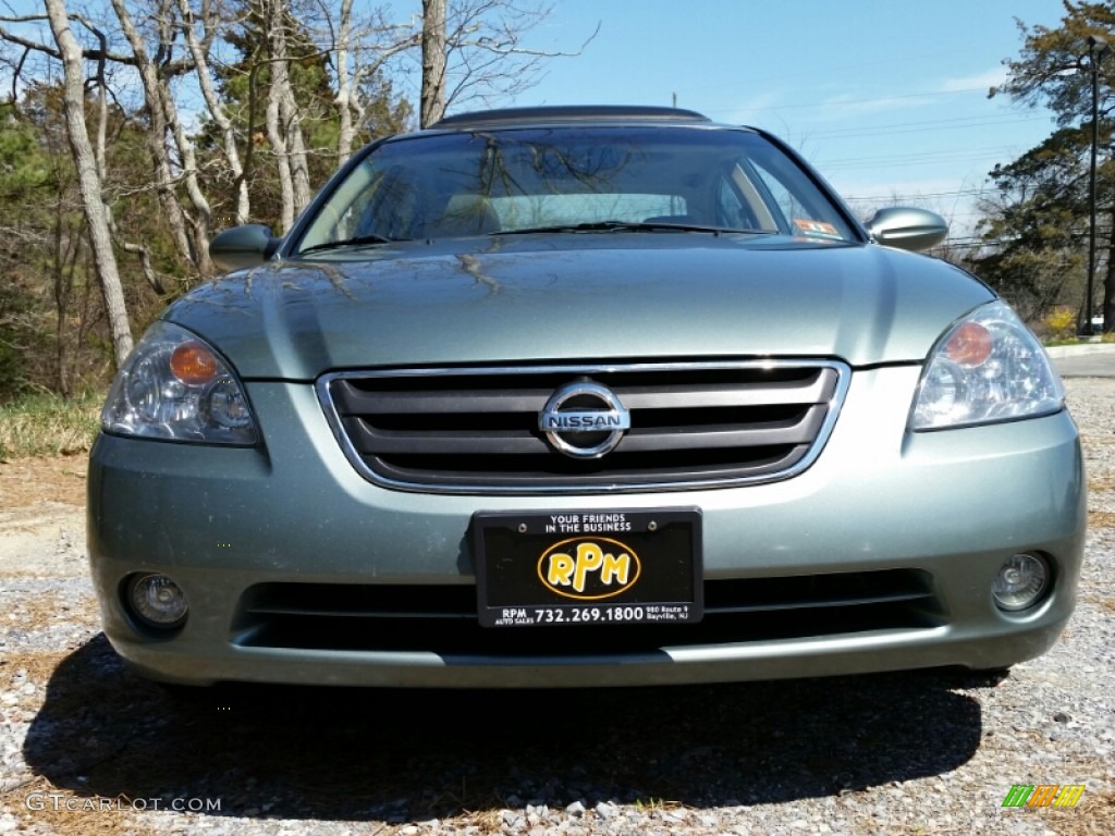 2003 Altima 2.5 SL - Mystic Emerald Green / Blond photo #2