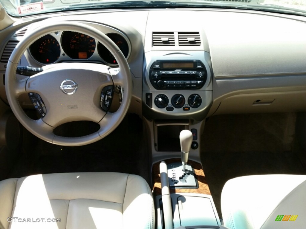 2003 Altima 2.5 SL - Mystic Emerald Green / Blond photo #14