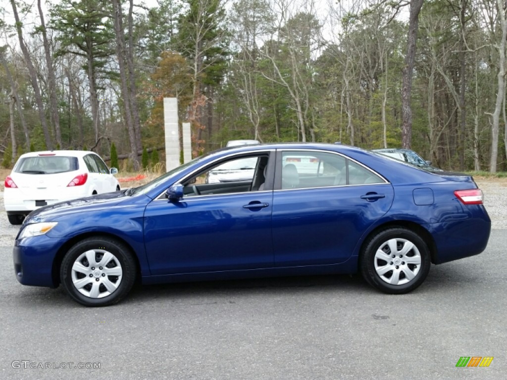 Blue Ribbon Metallic 2011 Toyota Camry LE Exterior Photo #103194481