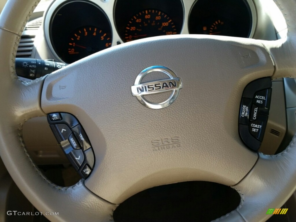 2003 Altima 2.5 SL - Mystic Emerald Green / Blond photo #16