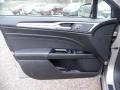 Charcoal Black 2015 Ford Fusion Titanium AWD Door Panel