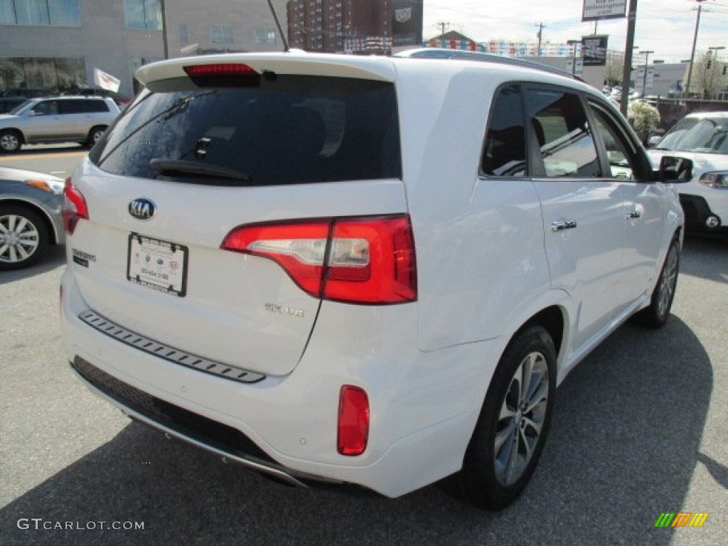 2015 Sorento SX AWD - Snow White Pearl / Black photo #6