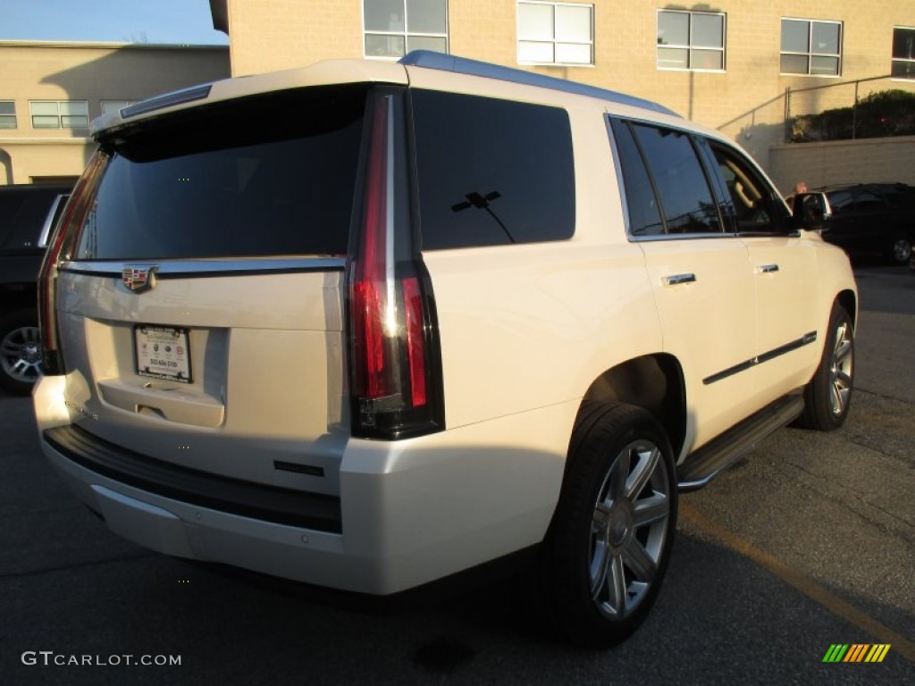 2015 Escalade Luxury 4WD - White Diamond Tricoat / Shale/Cocoa photo #6