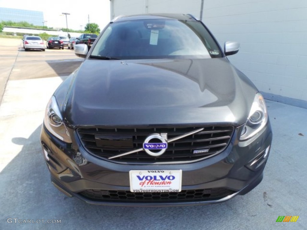 2015 XC60 T6 AWD R-Design - Savile Grey Metallic / R-Design Off Black photo #2