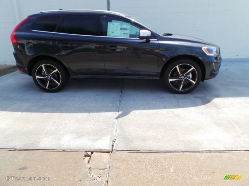 2015 XC60 T6 AWD R-Design - Savile Grey Metallic / R-Design Off Black photo #7