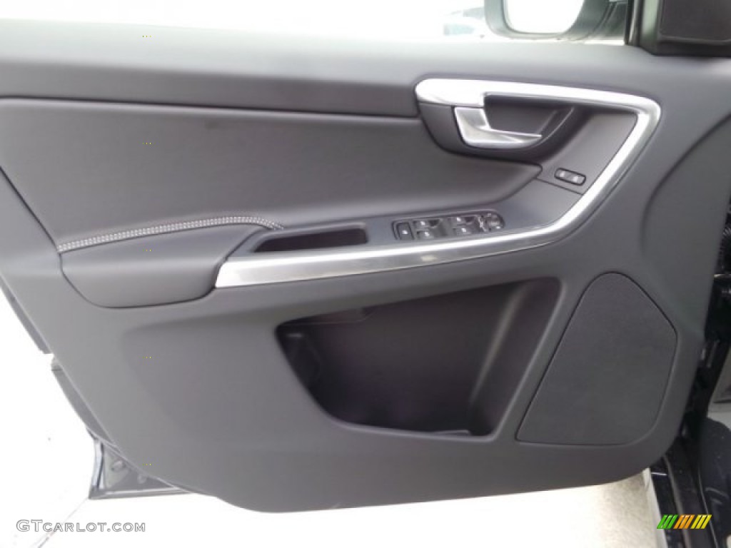2015 XC60 T6 AWD R-Design - Savile Grey Metallic / R-Design Off Black photo #9