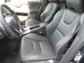 2015 Volvo XC60 R-Design Off Black Interior Front Seat Photo