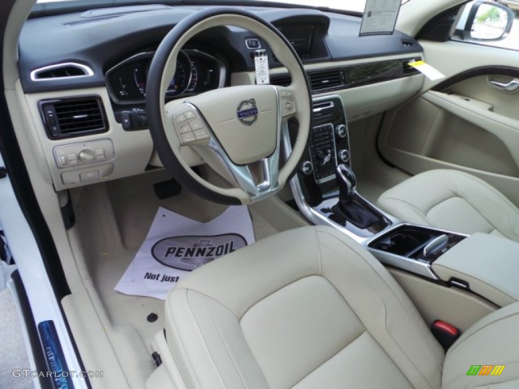 Soft Beige Interior 2015 Volvo S80 T6 AWD Photo #103199386