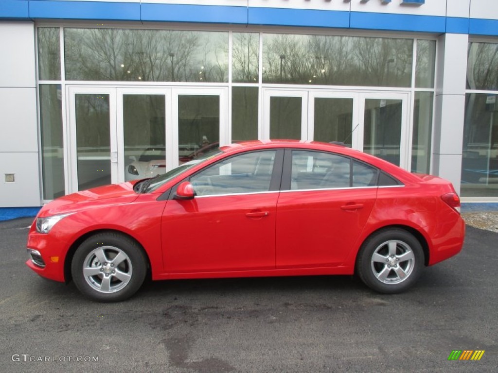 2015 Cruze LT - Red Hot / Jet Black/Medium Titanium photo #2