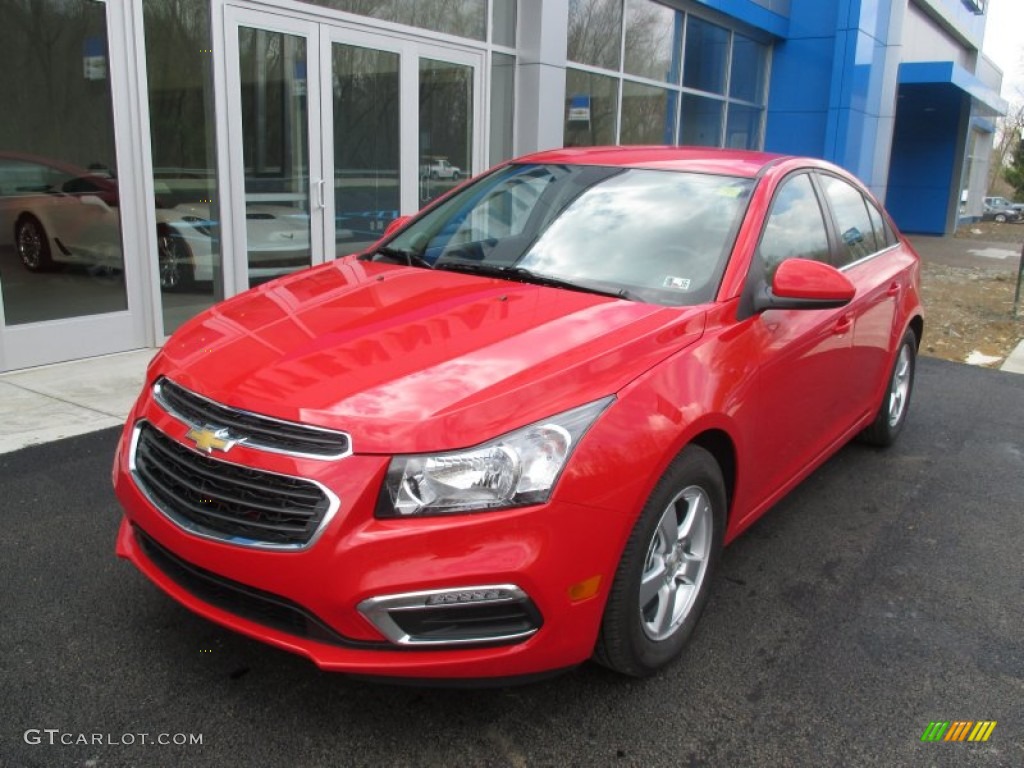 2015 Cruze LT - Red Hot / Jet Black/Medium Titanium photo #10