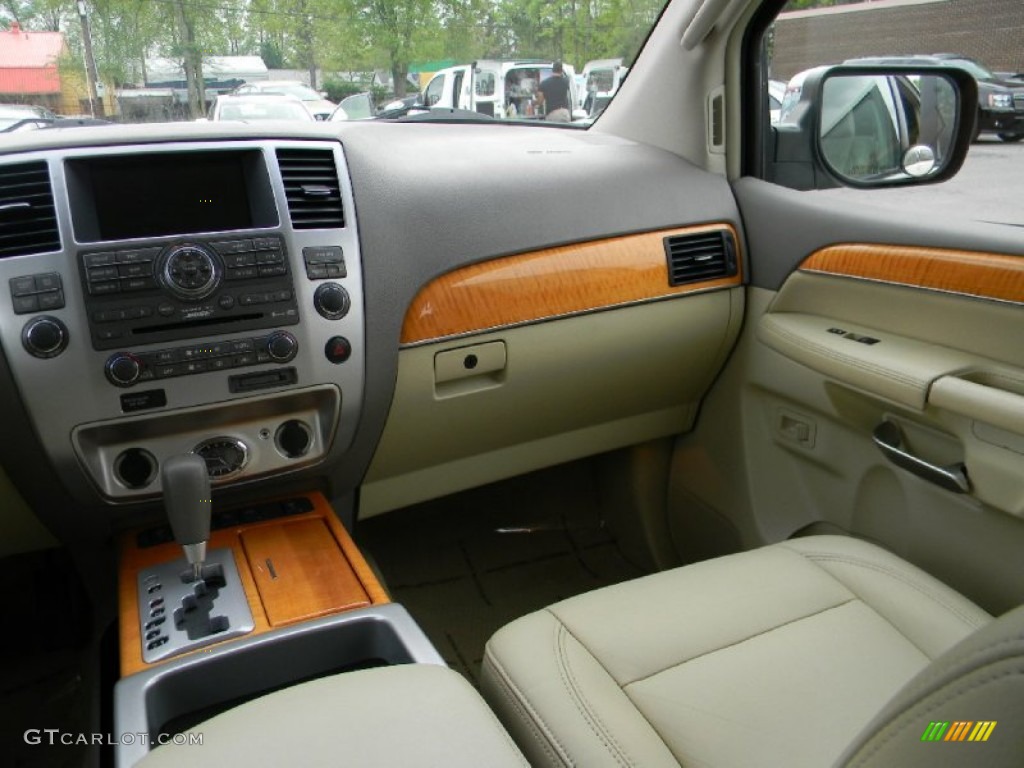 2008 QX 56 - Tuscan Pearl White / Wheat photo #14