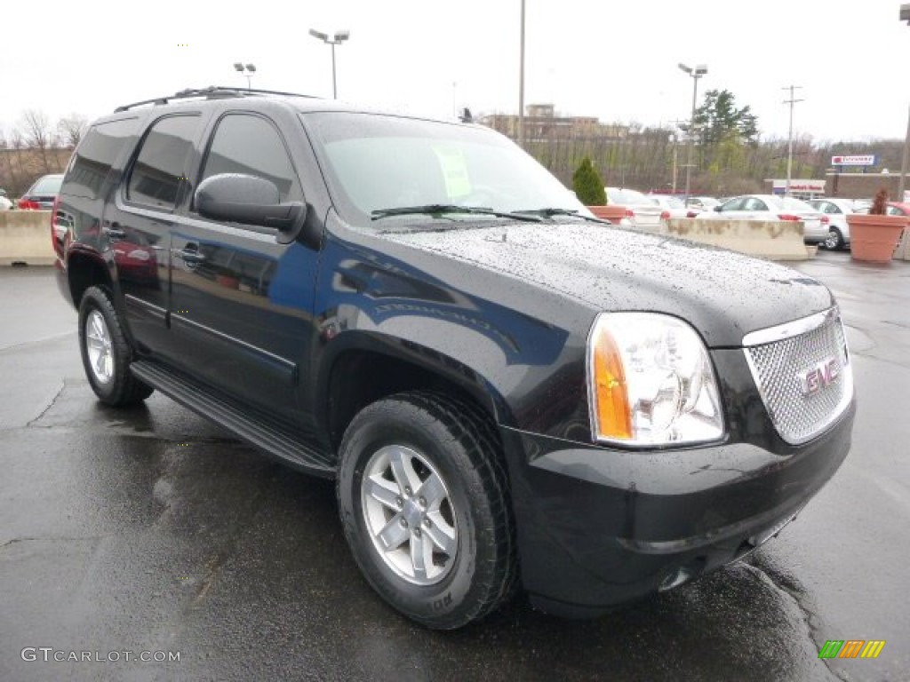 Carbon Black Metallic 2011 GMC Yukon SLT 4x4 Exterior Photo #103202911