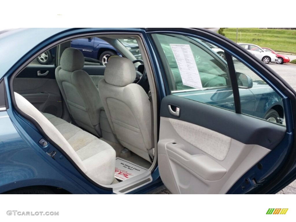 2006 Sonata GLS V6 - Aquamarine Pearl / Beige photo #11