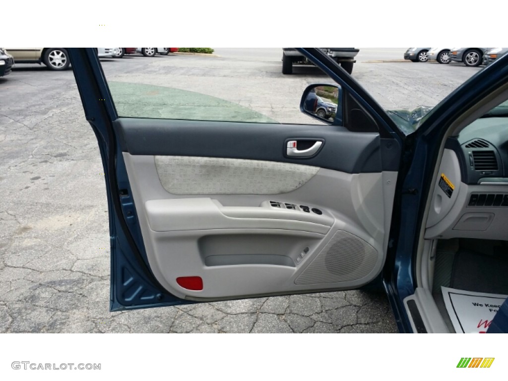 2006 Sonata GLS V6 - Aquamarine Pearl / Beige photo #17