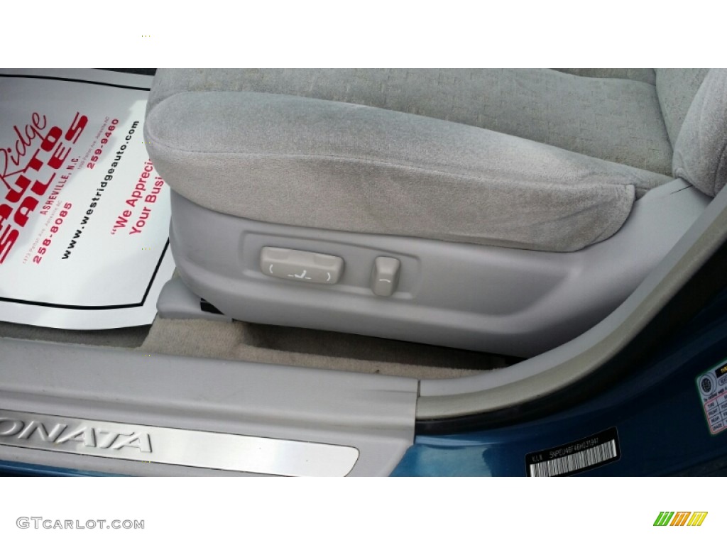 2006 Sonata GLS V6 - Aquamarine Pearl / Beige photo #21
