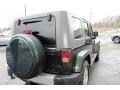 2010 Natural Green Pearl Jeep Wrangler Unlimited Sahara 4x4  photo #6