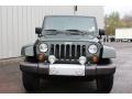 2010 Natural Green Pearl Jeep Wrangler Unlimited Sahara 4x4  photo #8