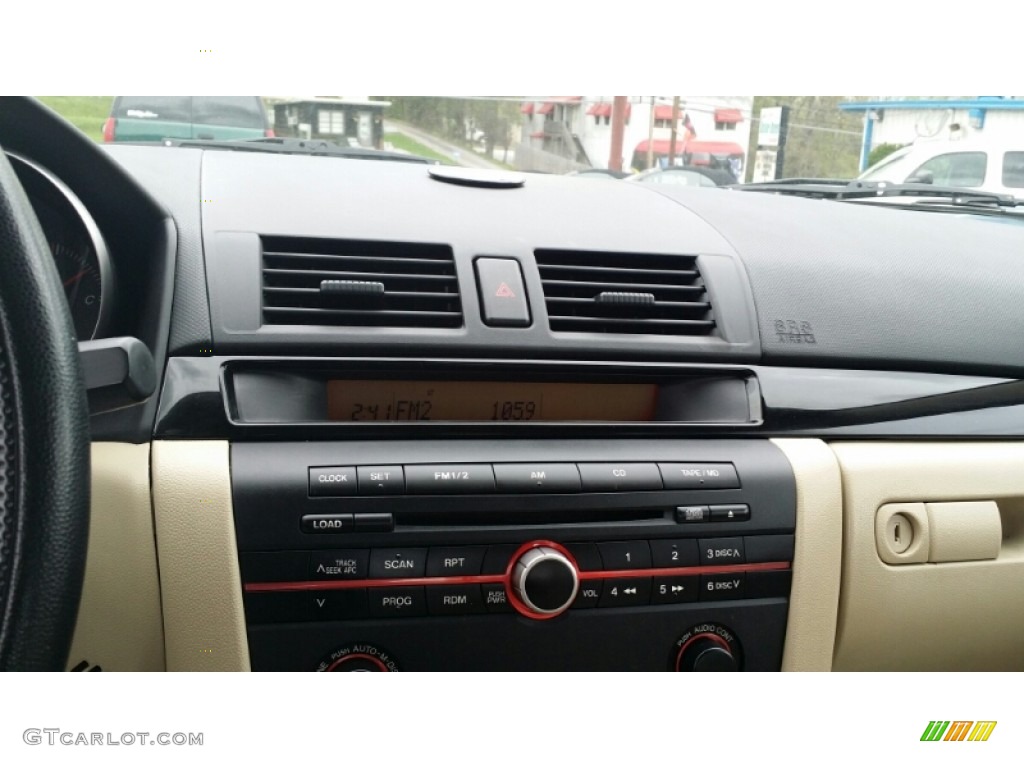 2004 MAZDA3 i Sedan - Strato Blue Mica / Beige photo #26