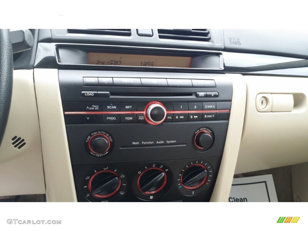 2004 MAZDA3 i Sedan - Strato Blue Mica / Beige photo #27