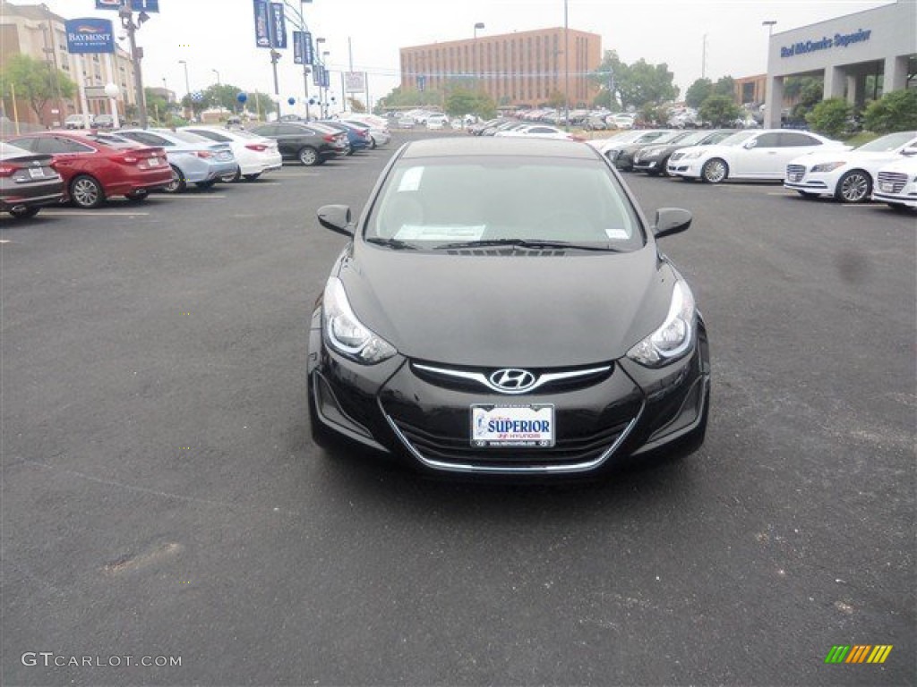 2016 Elantra SE - Phantom Black / Gray photo #2
