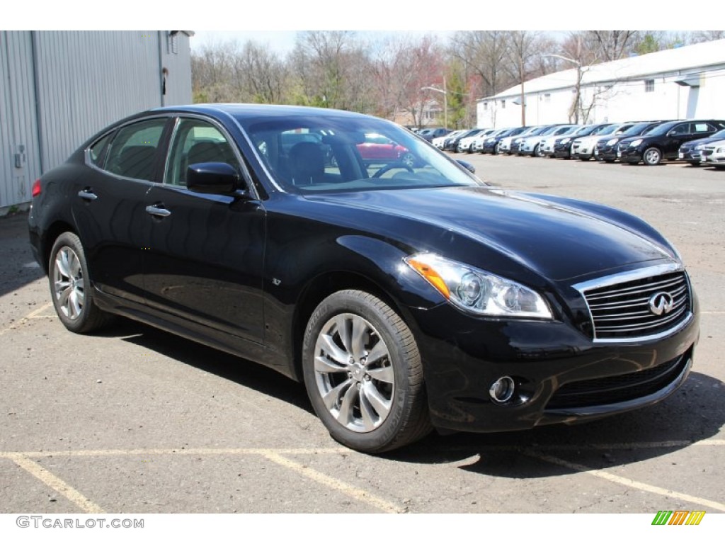 2014 Q70 3.7 AWD - Black Obsidian / Graphite photo #4