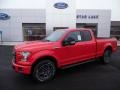 2015 Race Red Ford F150 XLT SuperCab 4x4  photo #1