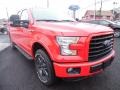 2015 Race Red Ford F150 XLT SuperCab 4x4  photo #8