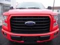 2015 Race Red Ford F150 XLT SuperCab 4x4  photo #9