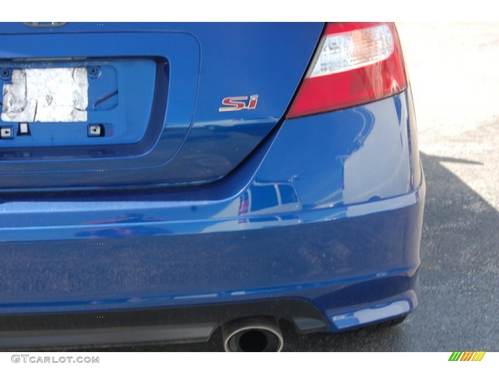 2007 Civic Si Coupe - Fiji Blue Metallic / Black photo #20