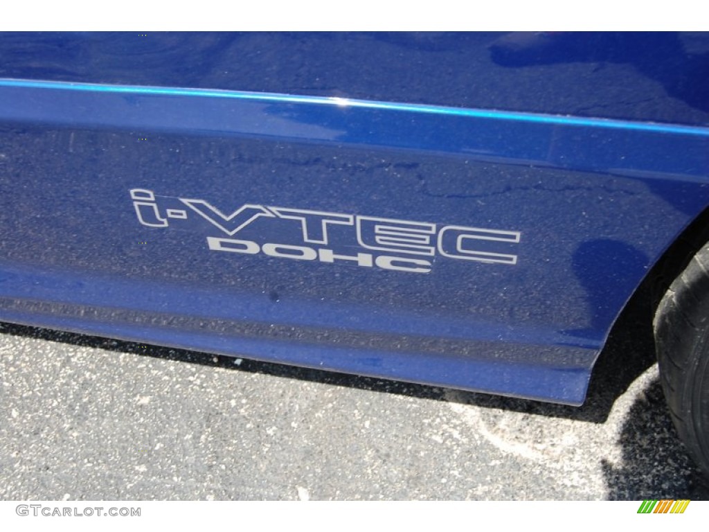 2007 Civic Si Coupe - Fiji Blue Metallic / Black photo #22
