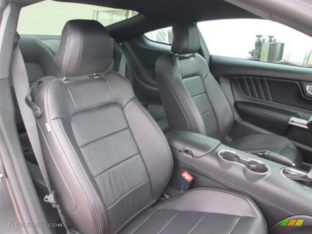2015 Mustang GT Premium Coupe - Magnetic Metallic / Ebony photo #13