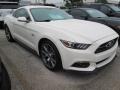 2015 50th Anniversary Wimbledon White Ford Mustang 50th Anniversary GT Coupe  photo #1