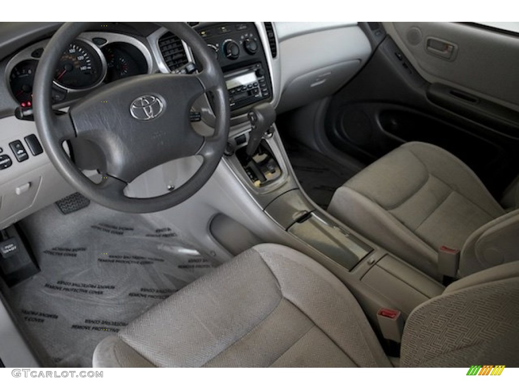 Charcoal Interior 2003 Toyota Highlander I4 Photo #103210489