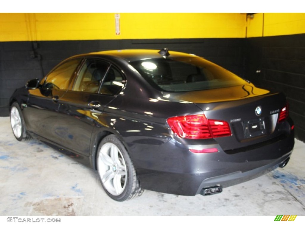 2015 5 Series 550i xDrive Sedan - Dark Graphite Metallic / Black photo #8